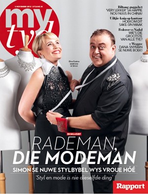 MyTyd, The Rapport magazine, featured Elma Postma and Simon Rademan on the cover.
