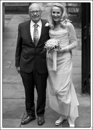 Jerry Hall married Rupert Murdoch