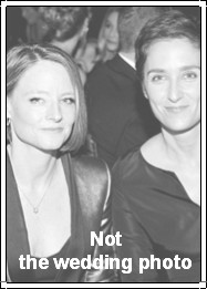 Jodie Foster married Alexandra Hedison