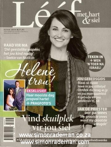 L��f magazine featured exclusive coverage of Helene Bester's romantic wedding