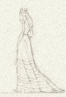 A wedding gown for royalty, by Tommy Hillfiger
