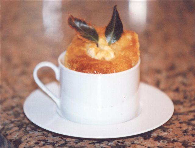 A perfect souffle prepared by Chante Hinds