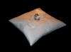 Either a white or cream bridal ring cushion - rings not included