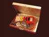 Silver miniature sewing kit - very handy